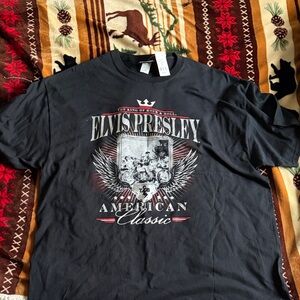 Elvis Black Graphic Tee - American Classic